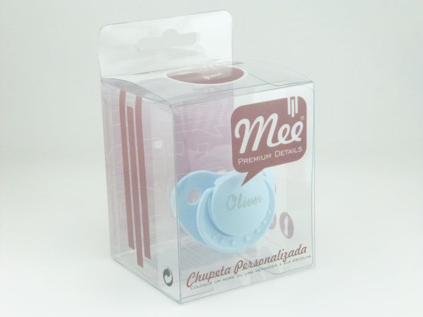 Mee Personalized Pacifier Blue Color - Mee Premium Details